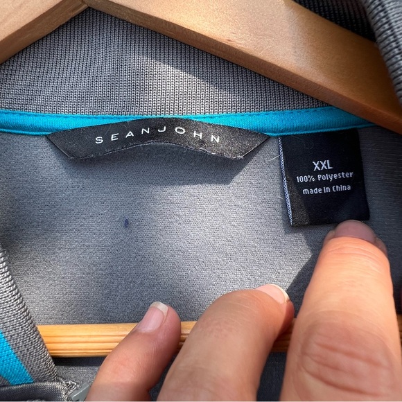 Sean John Track Jacket Mens Size 2XL Athletic Y2K Rap Hip Hop Front Zipper grey - Picture 5 of 8